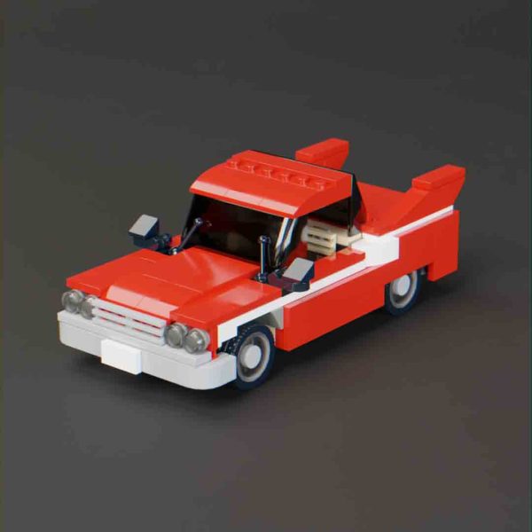 Classic Cruiser Car lego instructions angled view