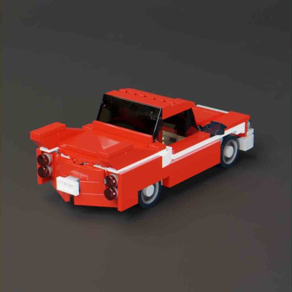 back view Classic Cruiser Car lego instructions