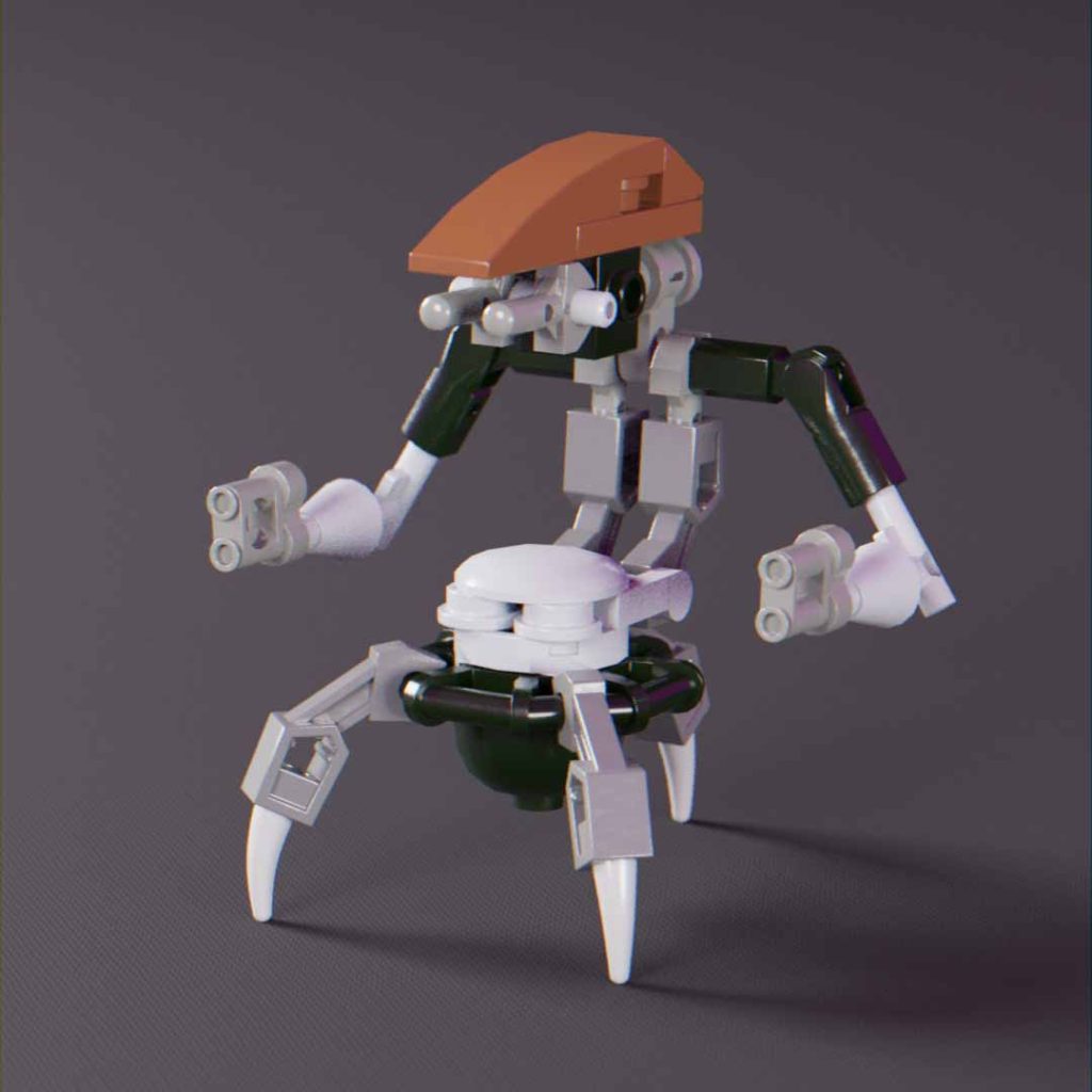 Droideka Lego intructioins