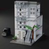 lego row house modular building instructions