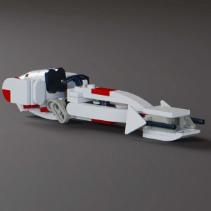 barc speeder star wars custom lego model