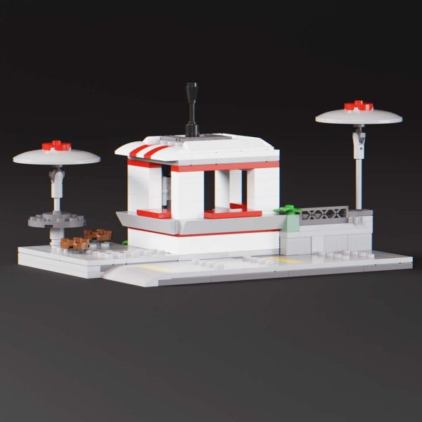 Classic LEGO Drive Thru Diner MOC