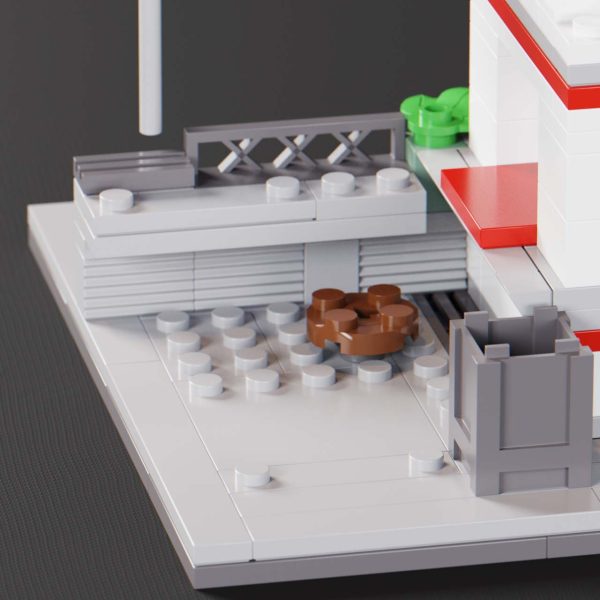 custom lego patio diner