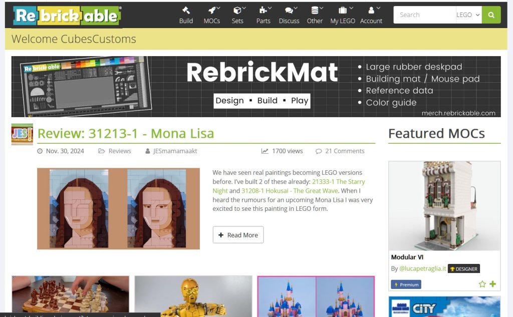 What is Rebrickable?
