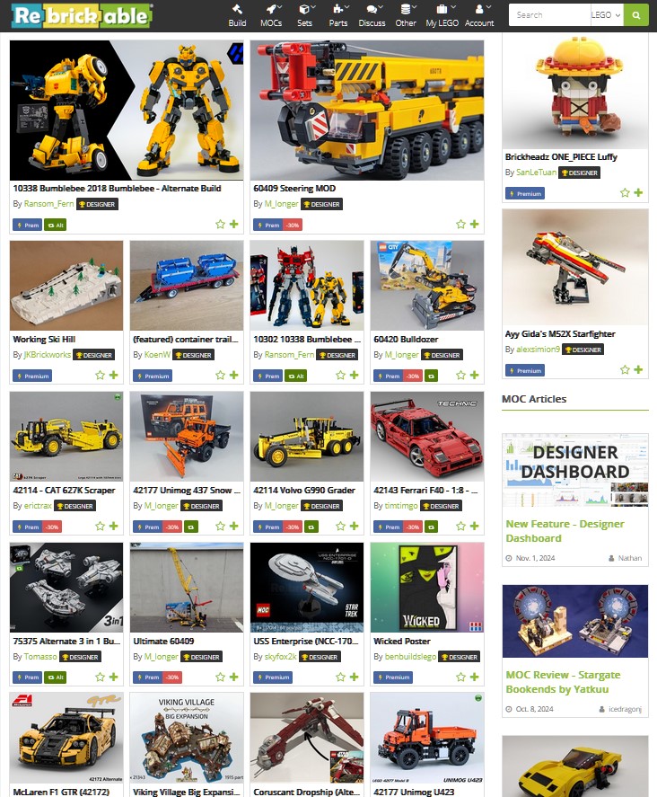 Rebrickable themes