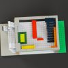 third floor top view custom lego brick bank modular building