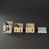 floors of custom lego brick bank modular building