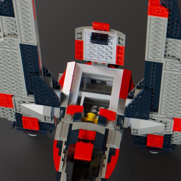 cargo bay door open custom lego instructions mandalorian transport star wars