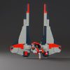 wings up front of custom lego instructions mandalorian transport star wars