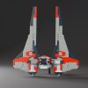 back of custom lego instructions mandalorian transport star wars wings folded up