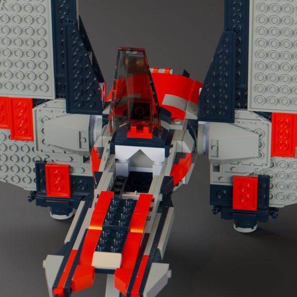 cockpit open custom lego instructions mandalorian transport star wars