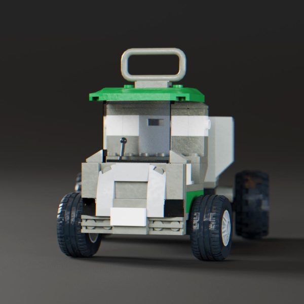 front view lego dump truck