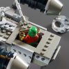 minifigure in turret of custom lego dropship