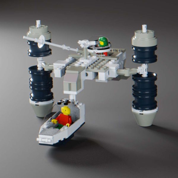 custom lego dropship instructions