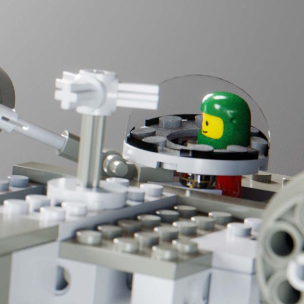 turret of custom lego dropship instructions