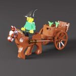 lego Medieval Horse and Wagon instructions