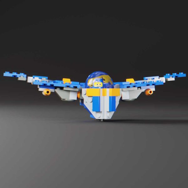 front view Guardians of the galaxy milano lego