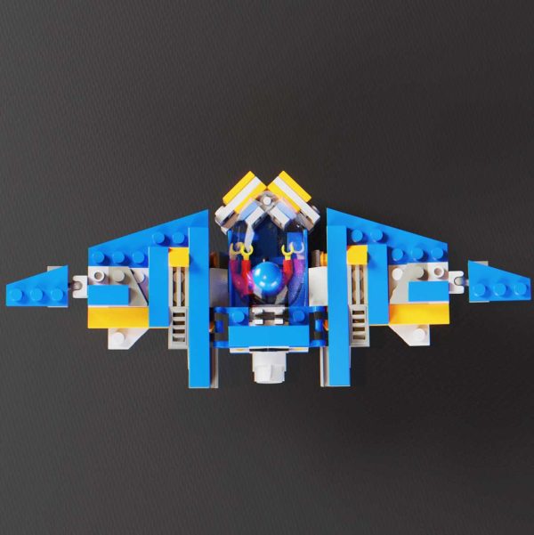 top of Guardians of the galaxy milano lego