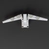 Nebula Heist dropship moc instrucitons top view wings open